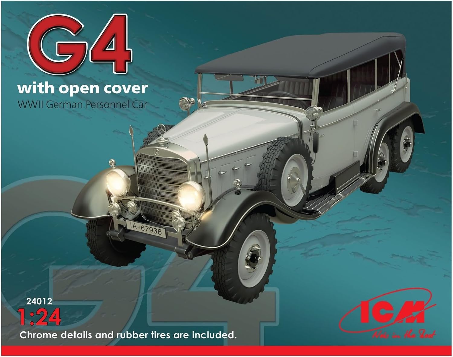 ICM 24012 – 1/24 Mercedes Tipo G4, Aperto Esecuzione, Gioco