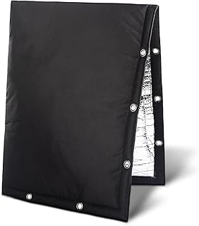 Outdoor Backflow Preventer Cover- 16''W x 20''H, Winter Freeze & Weatherproof Protection for Irrigation Pipes & Sprinkler Valves- Black