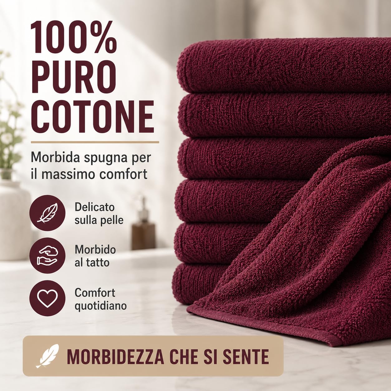Corredocasa Set 24 Asciugamani in Morbida Spugna 100% Cotone, Made in Italy - Kit da 12 Asciugamani Viso e 12 Asciugamani Ospite - Perfetto per Hotel e B&B (Grigio)