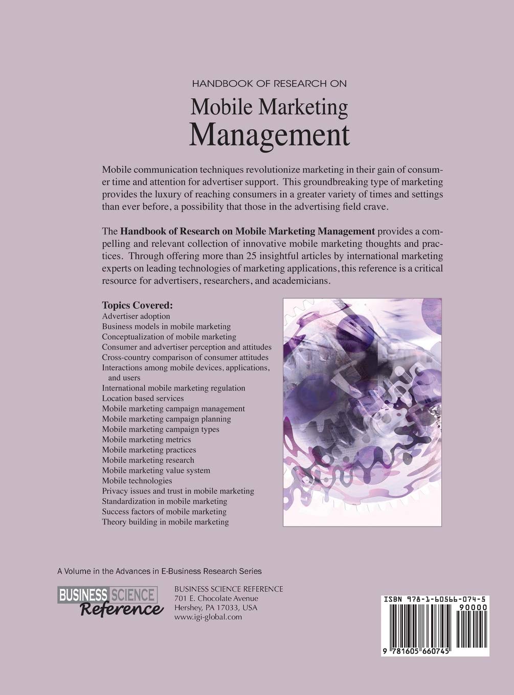 Handbook of Research on Mobile Marketing Management (Advances in E-Business Research)