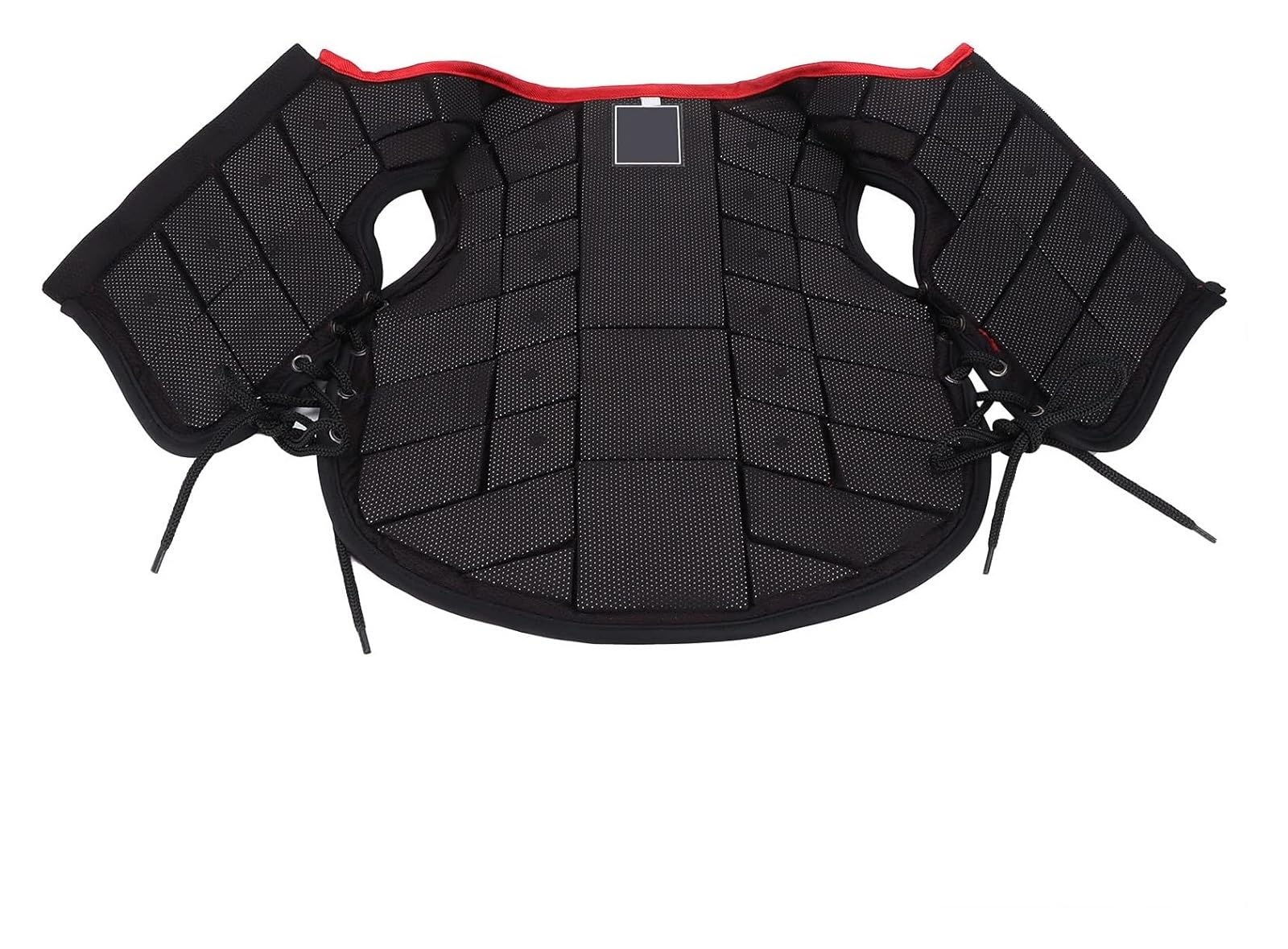 Ecuestres chaqueta protectora chaleco， Chaleco ecuestre, chaleco de seguridad for montar a caballo, equipo de protección acolchado de espuma de nailon, chaleco rojo for niños(CS)