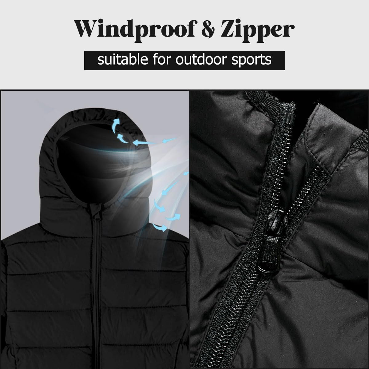 Lovekider Boys Winter Coat 4-16 Years Lightweight Puffer Jacket Kids Hooded Packable Down-alternative Outerwear - Image 4