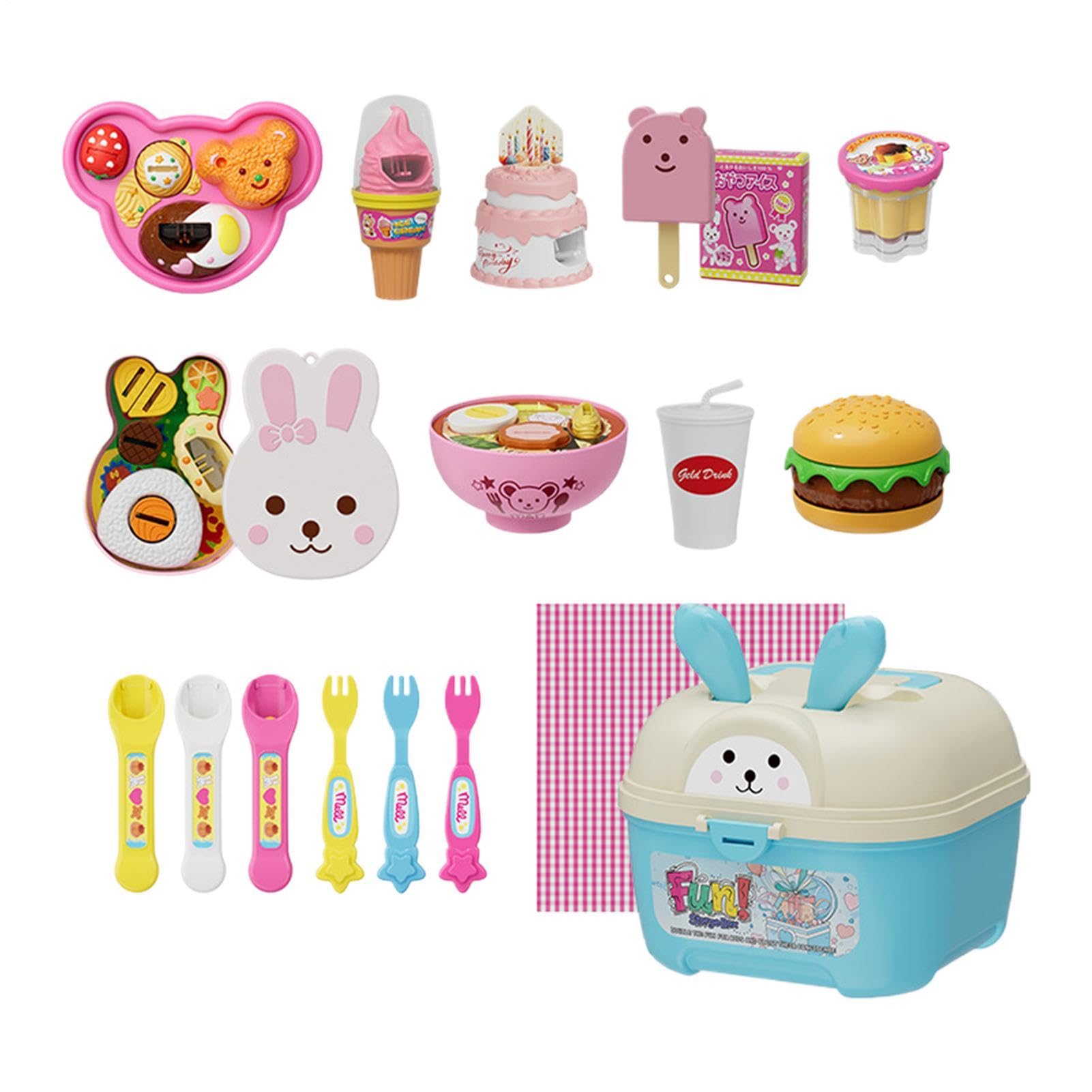 Pretend Play Food Set - Strawberry Pudding Toy | Role Play Kitchen
