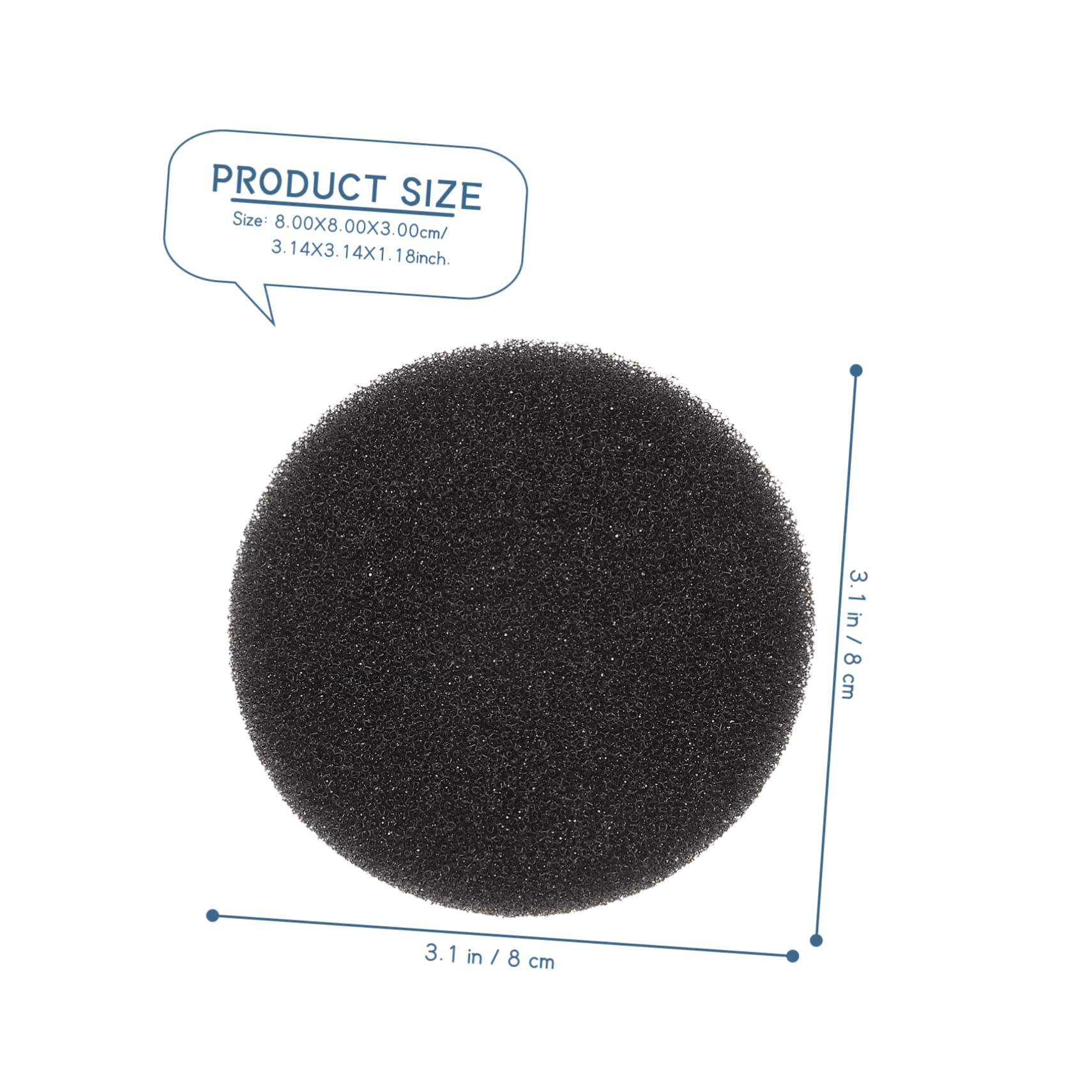 Gogogmee Brush Cleaner 15pcs Sponge Set Dry Cleaning Tin Makeup Brush Cleaning Tool Non-water Solution