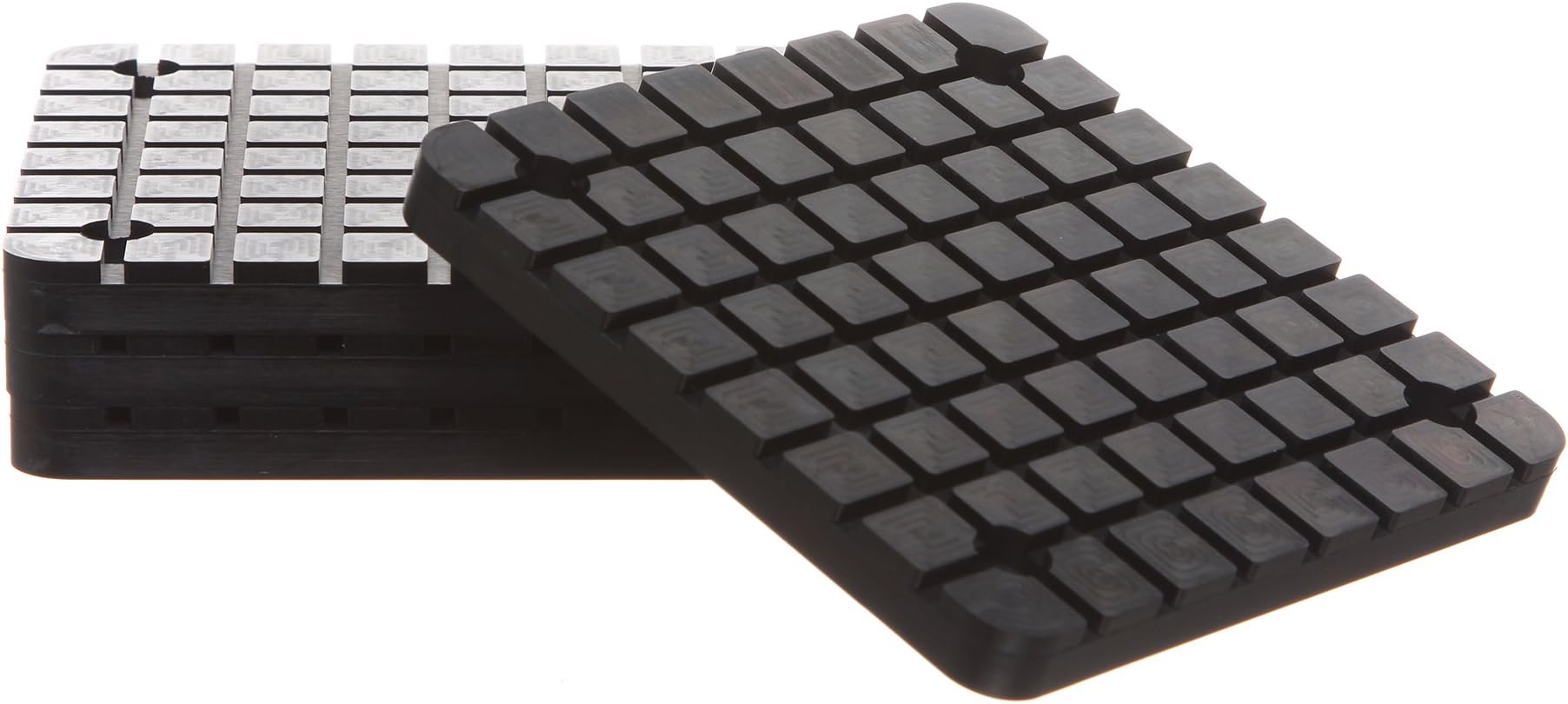 REPLACEMENTKITS.COM - Square Rubber Arm Pads Fits Globe, BendPak & Danmar 2-Post Car Lift New Set of 4 - Black