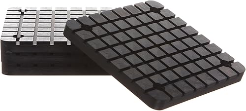 REPLACEMENTKITS.COM - Juego de 4 almohadillas cuadradas de goma para brazo BendPak Danmar de 2 postes para elevación de coche, color negro