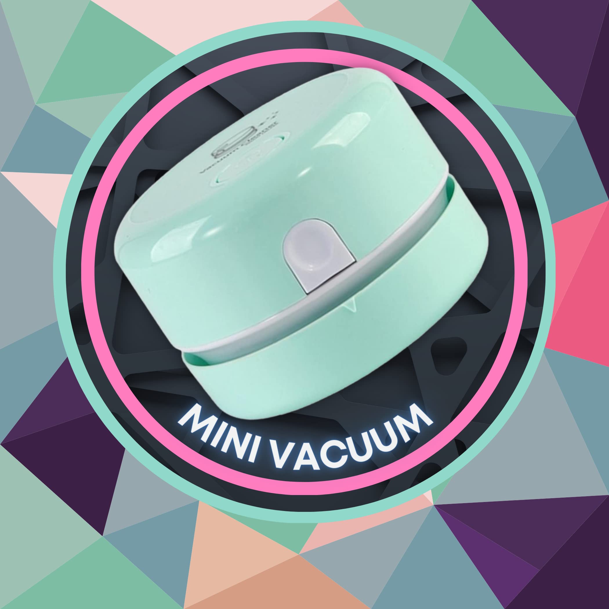 Mini Vacuum for Diamond Painting Art | Craft Desktop Clean Up | Palm Vacuum for Diamond Art