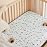 TILLYOU Baby Crib Sheets for Boys Girls, Super Soft Toddler Bed Sheets, 2 Pack Sheets for Standard Crib Mattress 28x52in, Little Blues Fish