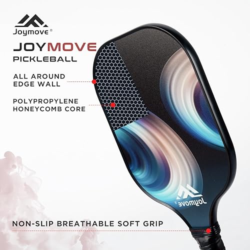 Miniatura 2 de Pickleball Paddles Set of 234, USAPA Approved Fiberglass Pickleball Set with Lightweight Pickleball Rackets, Carbon Paddles and Pickleballs, Gifts