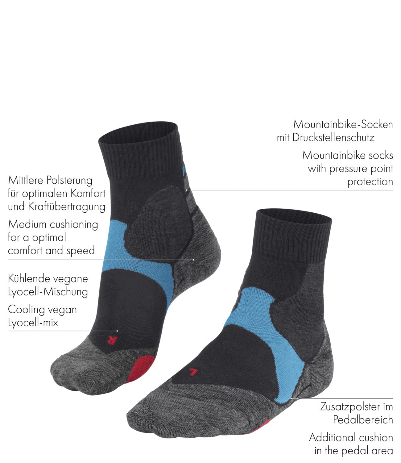 Falke, Unisex, BC3 Comfort High Ankle, Matrix, 6.5-8.5