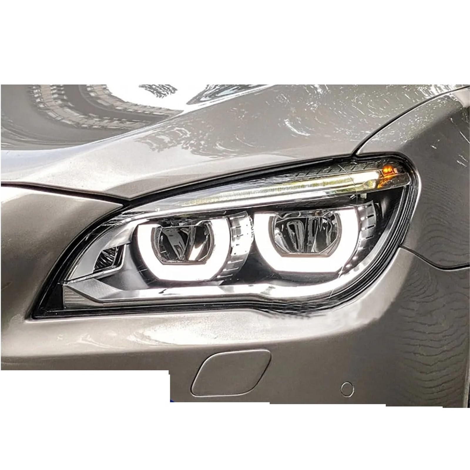 Gruppo Faro per Auto BMW F01 F02 730i 735i 2009-2015 Faro Completo per Auto Lampada Frontale DRL Indicatore di direzione Lente proiettore