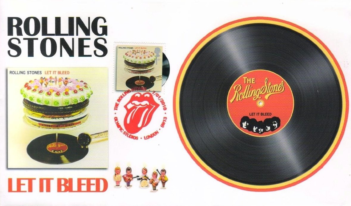 Rolling Stones Let it Bleed Official First Day Cover