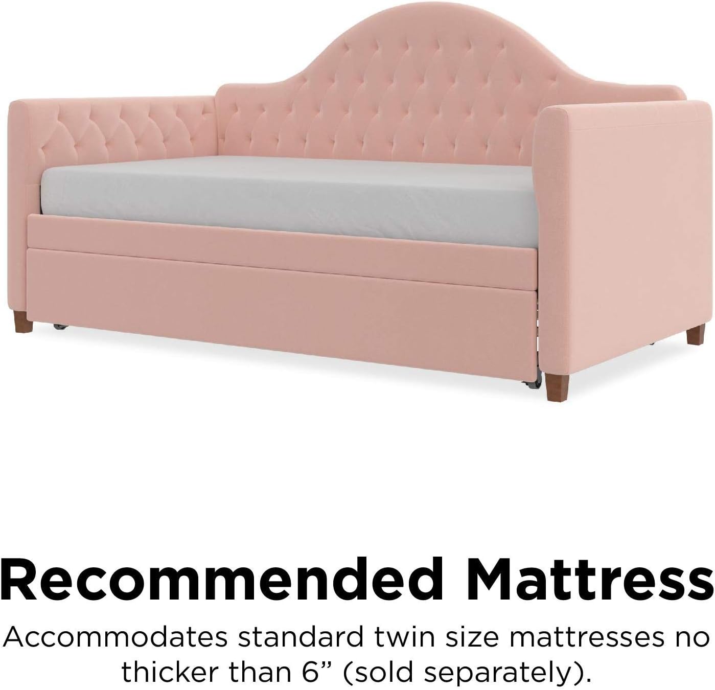 Bеѕt Cуbеr Dеаlѕ 🔥 Little Seeds Rowan Valley Arden Trundle, Twin Size, Peach Daybed