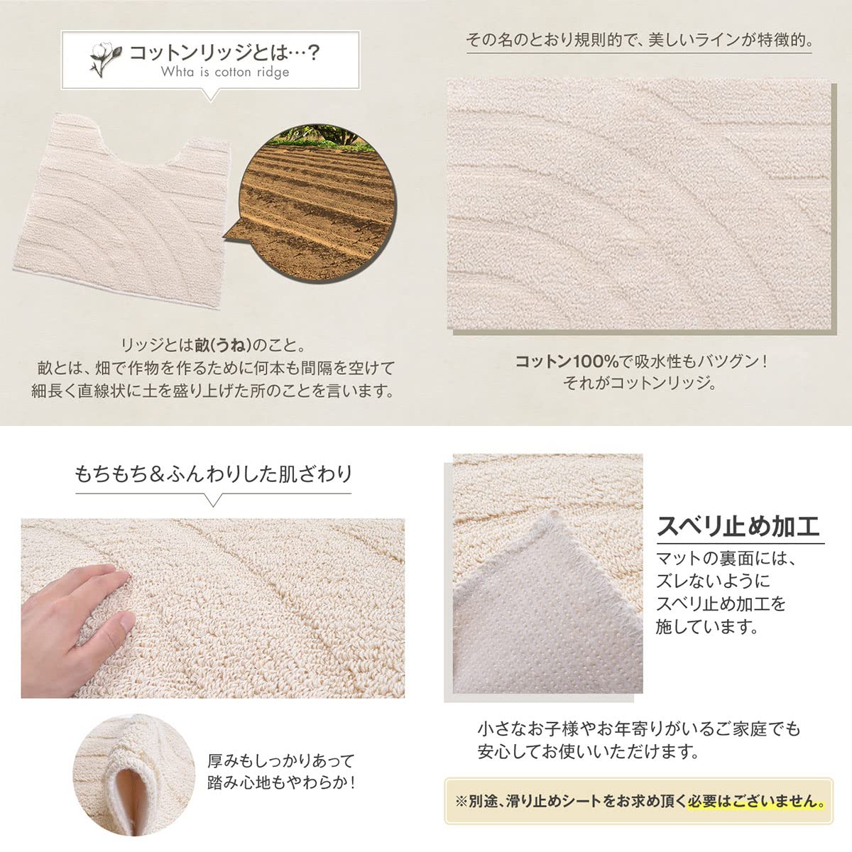 Amazon.co.jp: San-Luna トイレタリー 4点セット 【コットンリッジ