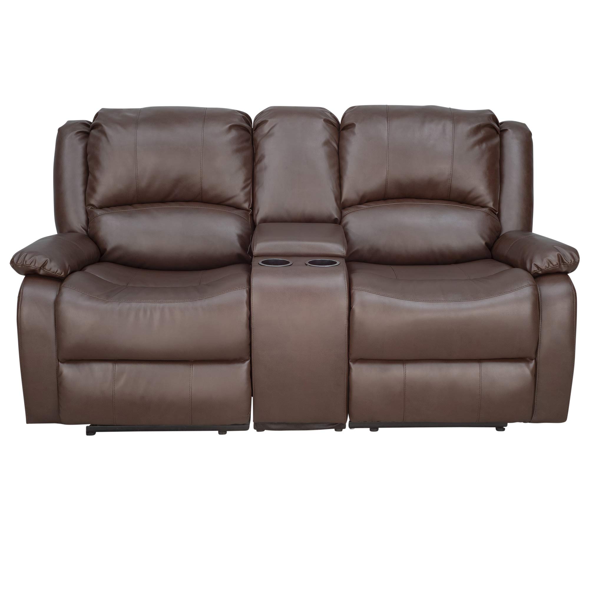 RecPro Charles Collection 70" Double Recliner RV Sofa & Console RV