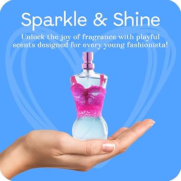 SCENTED THINGS Mannequin Girls Perfume Gift Set Fruity Body Spray Childrens Perfumes for Tween & Teen Girls, 3 Fashion-Shaped Bottles, Gift-Ready Fashion Collection for Kids & Teens