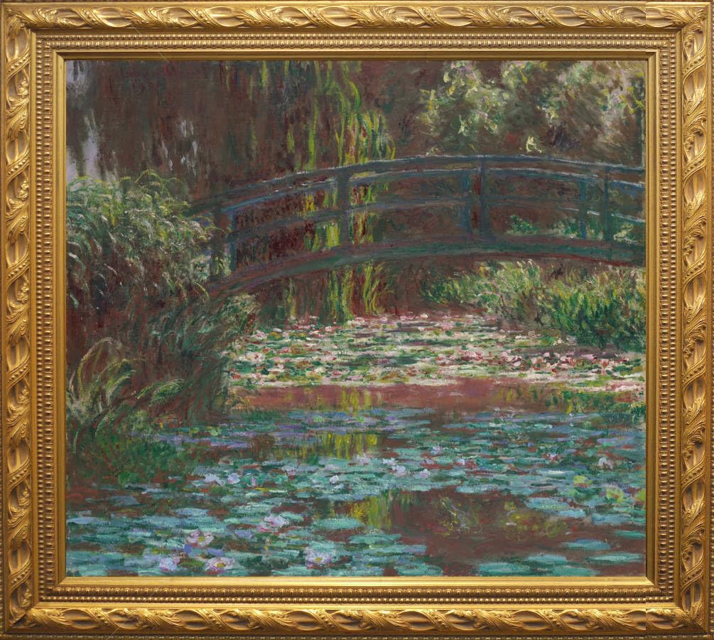 Amazon.co.jp: クロードモネ『睡蓮の池』 1900年 40x45cm 複製