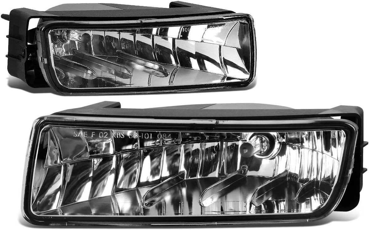 DNA MOTORING FL-NS040-CH Front Bumper Fog Light Driver & Passenger Side Enhance visibility [Compatible with 03-06 Ford Expedition]