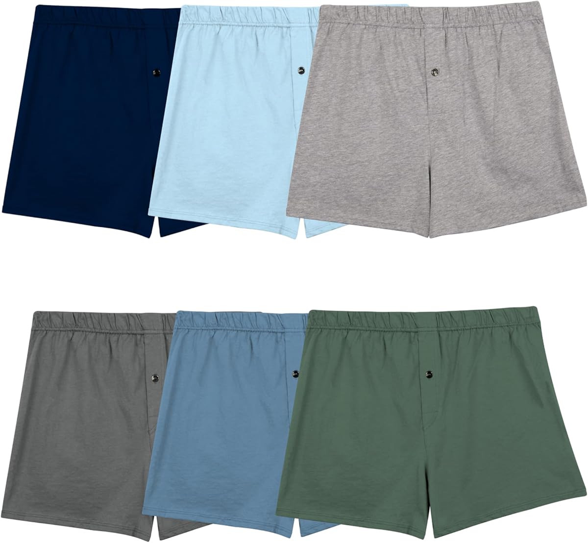 Fruit of the Loom mens Men's Tag Free Knit Boxer Shorts, Relaxed Fit, Moisture Wicking, Assorted Color Multipacks