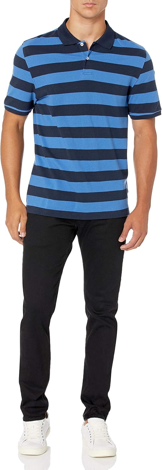 Amazon Essentials Men's Polo Shirts Short Sleeve, Slim-Fit Cotton Pique - Image 5