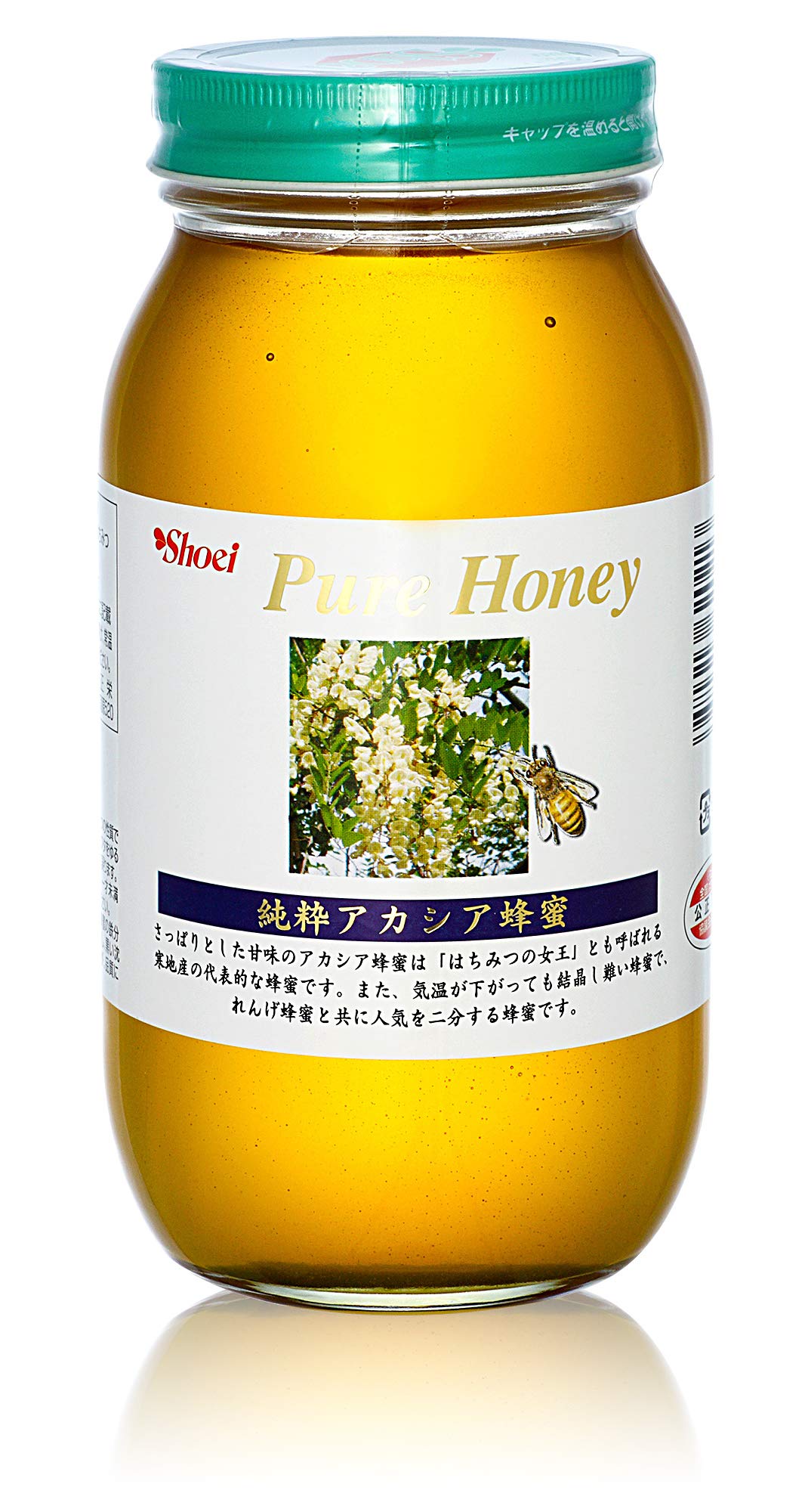 Amazon | 正栄 純粋アカシア蜂蜜 1000g(瓶) | BeeWorks | はちみつ 通販