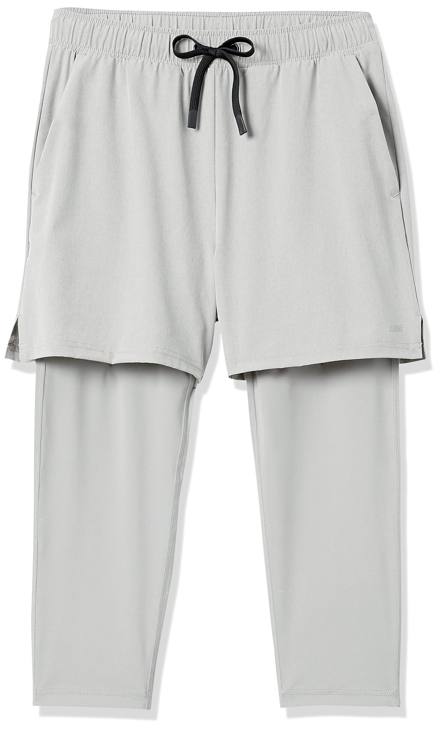 Amazon Essentials Pantaloncini da Corsa Intrecciati a Doppio Strato Anti-umidità Uomo