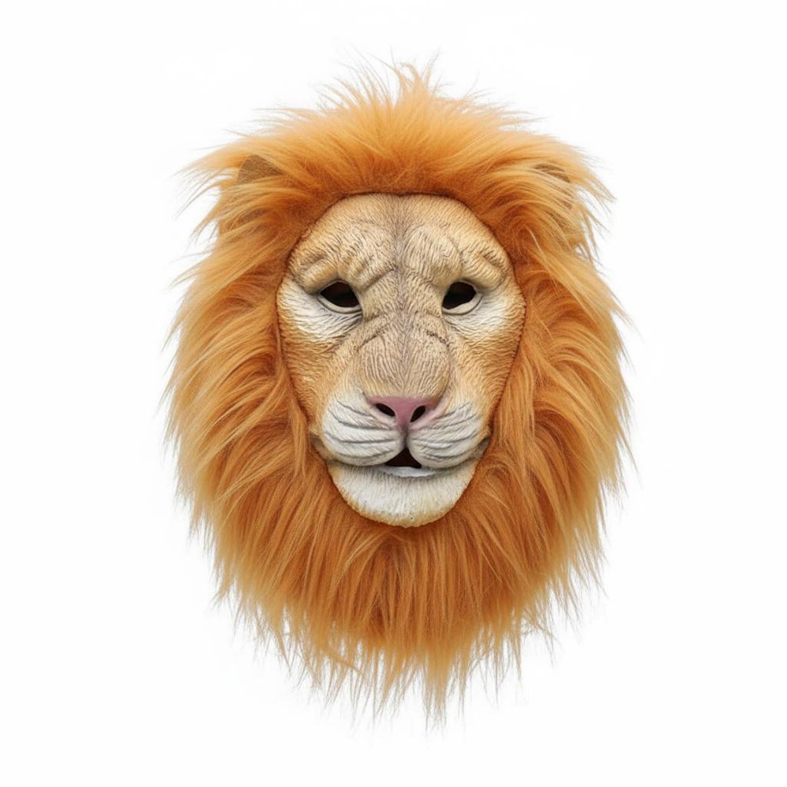 Maschera Integrale da Realistico, Maschera da Leone Realistica per Cosplayer, Carnevale