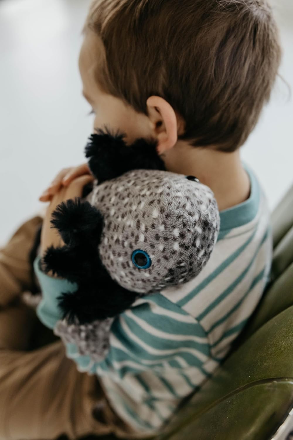 The Petting Zoo Black Axolotl Stuffed Animal Plushie, Gifts for Kids, Wild Onez Sealife Animals, Salamander Plush Toy, 15 inches