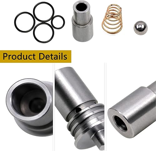 Miniatura 5 de STL010 - Kit de válvula de derivación de flujo enfriador compatible con Cadillac Chevy Transmisión 2014 en adelante GM 6L80 6L90, 2016 en adelante