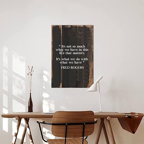 Miniatura 6 de Country Wood Sign Life Positive Quote Christian Saying Its Not So Much What We Have In This Life Encouragement Quote Wooden Wall Art Plaque for
