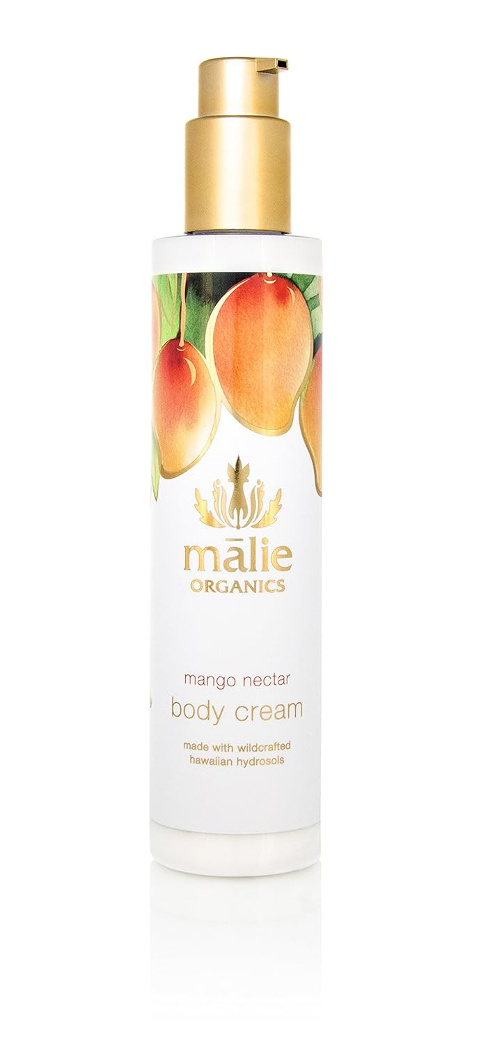 Malie Organics' Hydrating Body Cream, Soothes & Protects Skin, 7.5 Fl Oz