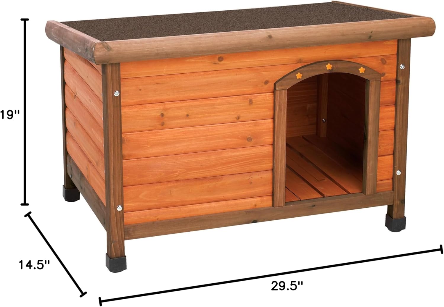 Ware Manufacturing Premium Plus Fir Wood Dog House - Small