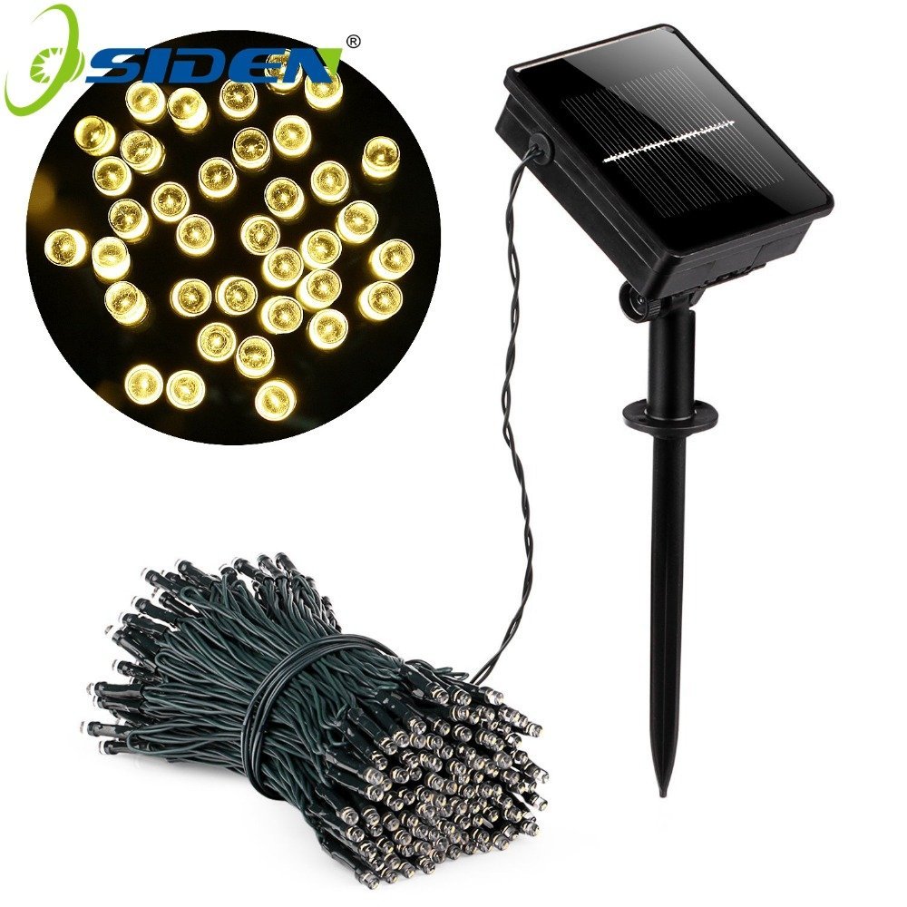 WorldCare® White, Osiden Solar Strings Light Lamp 8M 12M 22M Led Christmaslights 6V Fairy String Lights Led Outdoor Lighting Forgarden Light Strip (Imported Item)