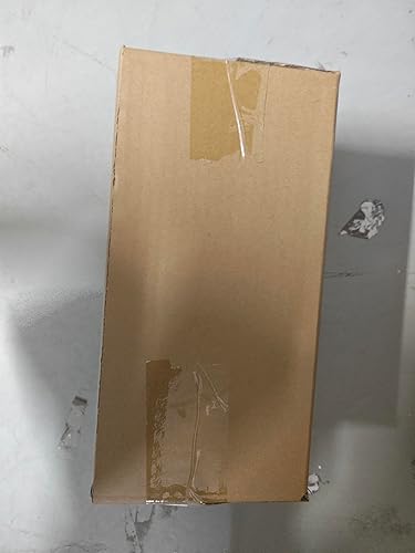 Miniatura 8 de Jarrón de vidrio soplado a mano de 11.8 pulgadas de alto, hermoso jarrón turquesa de boca ancha para centro de mesa, floreros pintados de cristal de