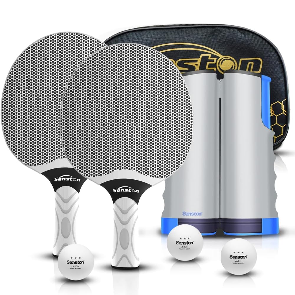 Senston Palas Ping Pong- Equipamiento Esencial para Amantes del Deporte, Raquetas Ping Pong con 3 Pelotas — view 13