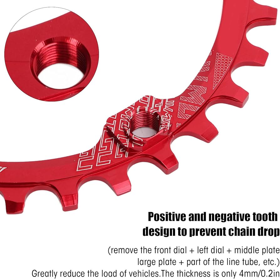 Bague De Chaîne 32T Racework Pour SRAM VTT – Alliage Alu – Décalage Rond – Neuve