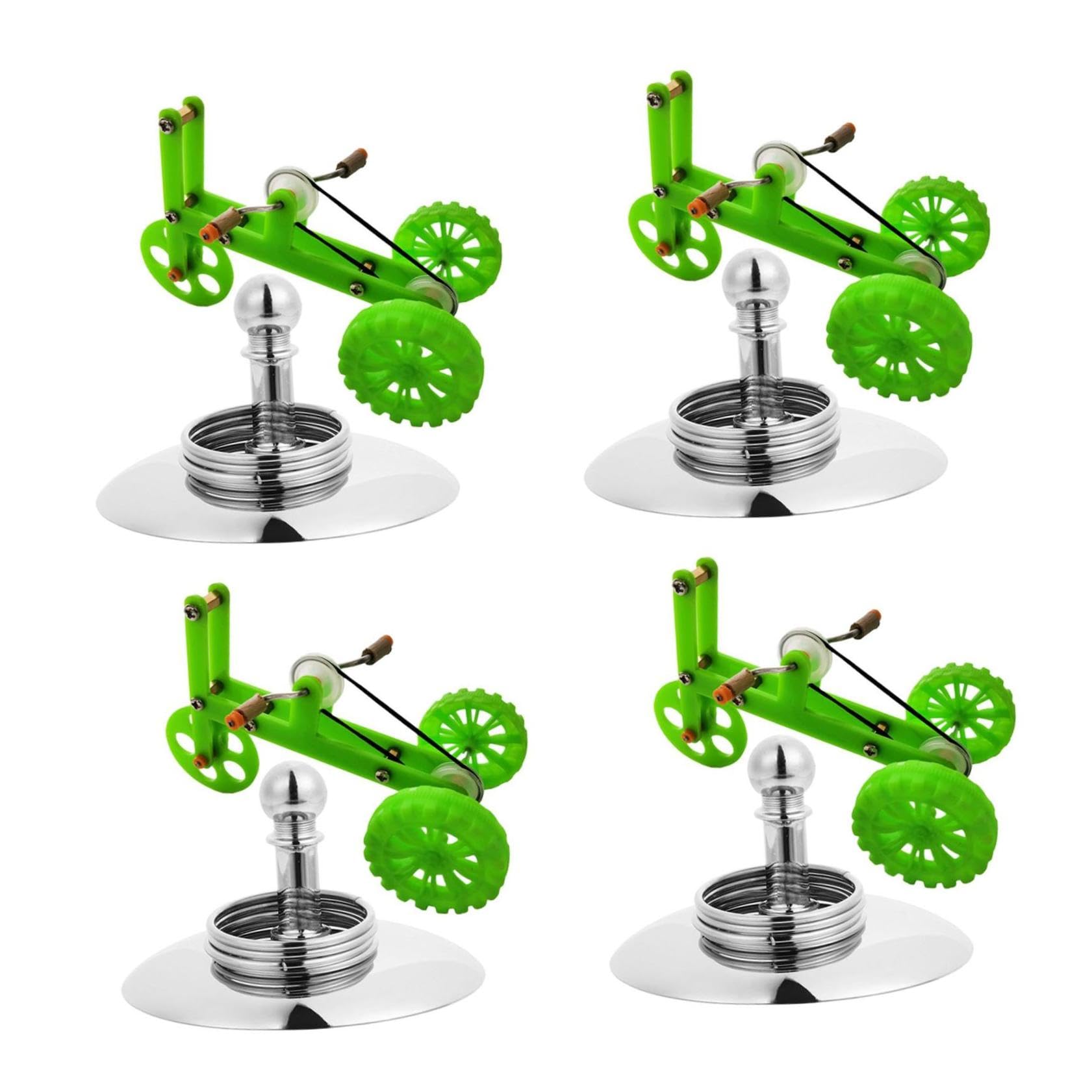 BESPORTBLE 4juegos Juguete De Entrenamiento para Loros Bicicleta y Anillos De Inteligencia Juguete Educativo para Aves Interacción y Actividad Física para Ninfas y Agapornis