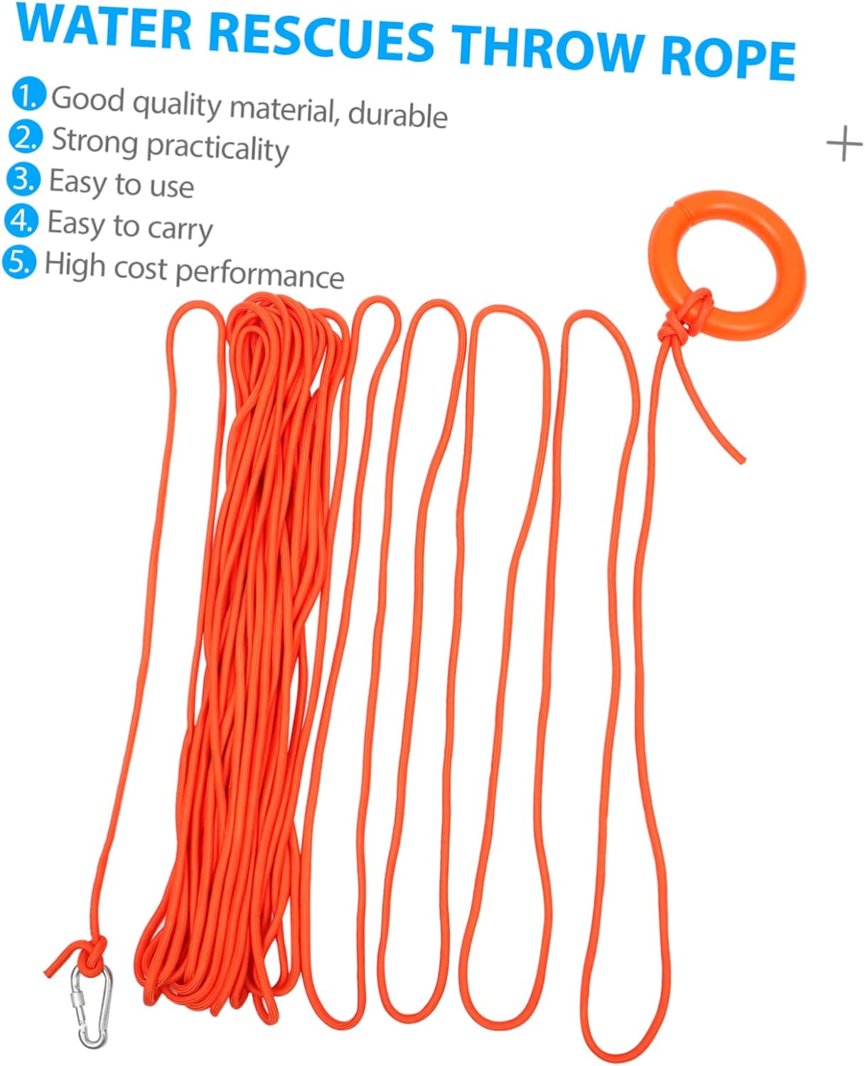 TOYANDONA 1set Rescue Floating Rope for Water Sports Outdoor Camping Life-Saving Throw Line Essential Kayaking Tool for Safety and Reliability