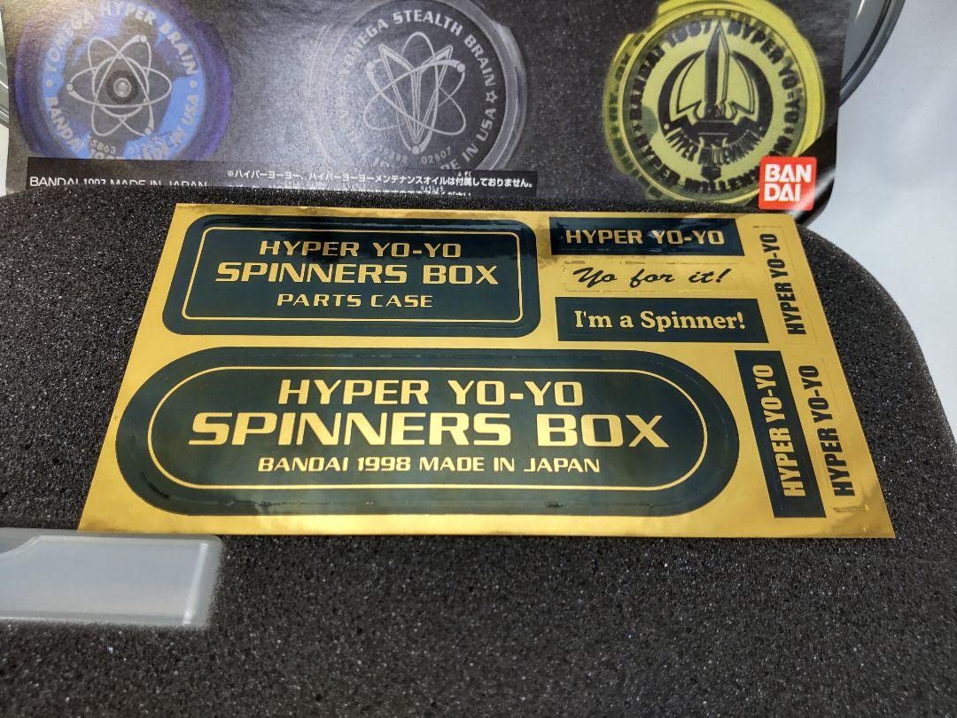 当時物HYPER YO-YO SPINNERS BOX Hyper Yoyo Spinners Case - Bandai Hyper Yoyo ┃Yoyo