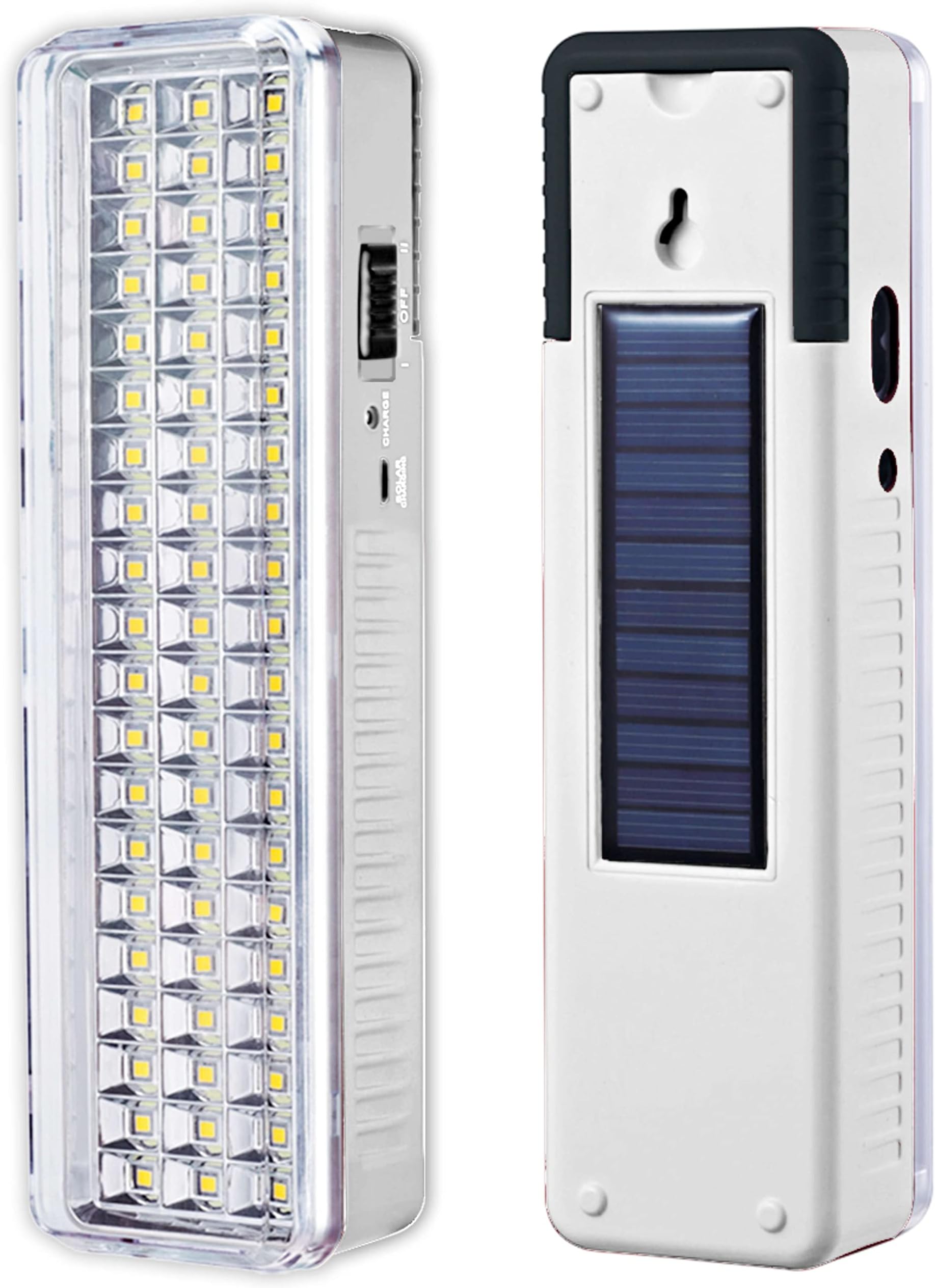 Pick Ur Needs Solar Rechargeable Emergency Light for Home with 42 High Bright LED Lantern Floor Lamp