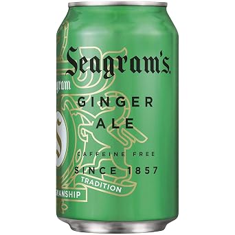 Seagrams Ginger Ale 12 oz. cans, 24 pk. pack of 3 A1