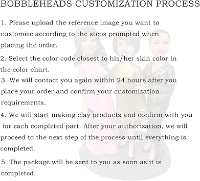 BobbleHeads Customized Family Bobblehead Doll, Customized Bobblehead Figures, Handmade Personalized Sculpture Gift