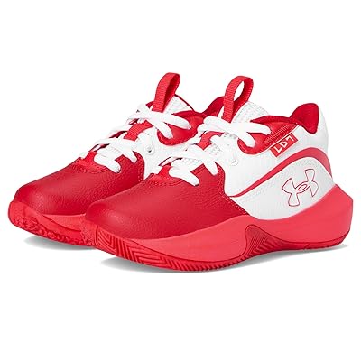 Under Armour Kids Pre School Lockdown 7 (Little Kid) Kids Shoes White/Red/Racer Red