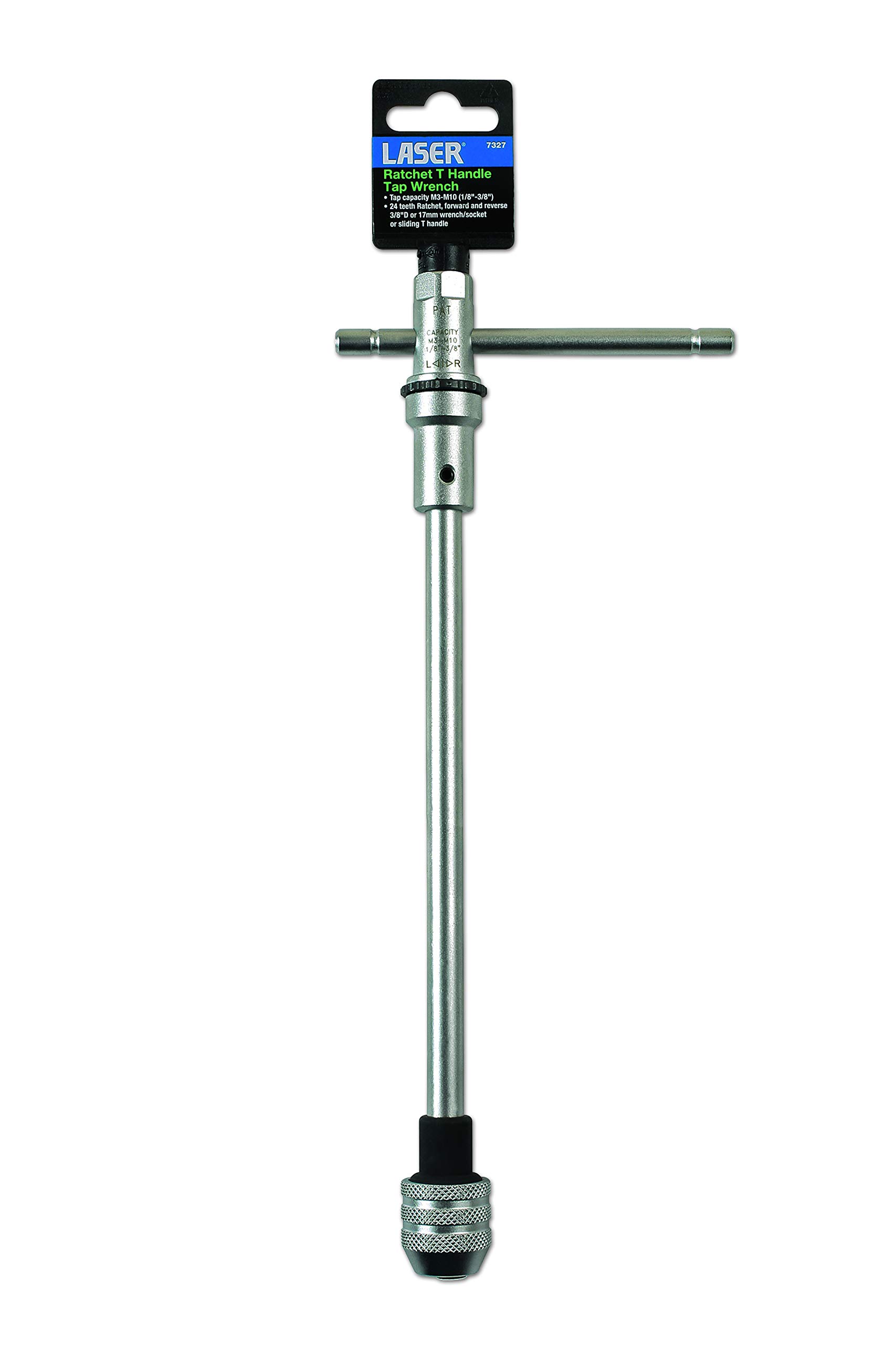 Laser 7327 Ratchet Tap Wrench, Long 3-10mm