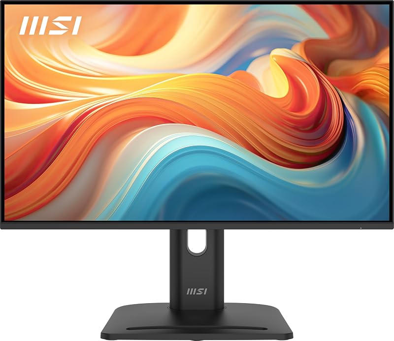 PRO MP245PG E14 Monitor de computadora IPS 1920 x 1080 (FHD) de 24 pulgadas, 144 Hz, sincronización adaptativa, HDMI, puerto de pantalla, puerto VGA, montaje VESA, inclinación, altura ajustable, parlante, 1 ms, negro