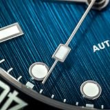 ADDIESDIVE Men's Automatic Diving Watch 8215 Mechanical Movement 200m Waterproof Analog Watch Ceramic Bezel Sapphire Crystal BGW9 Luminous Stainless Steel Strap AD2536 - 4