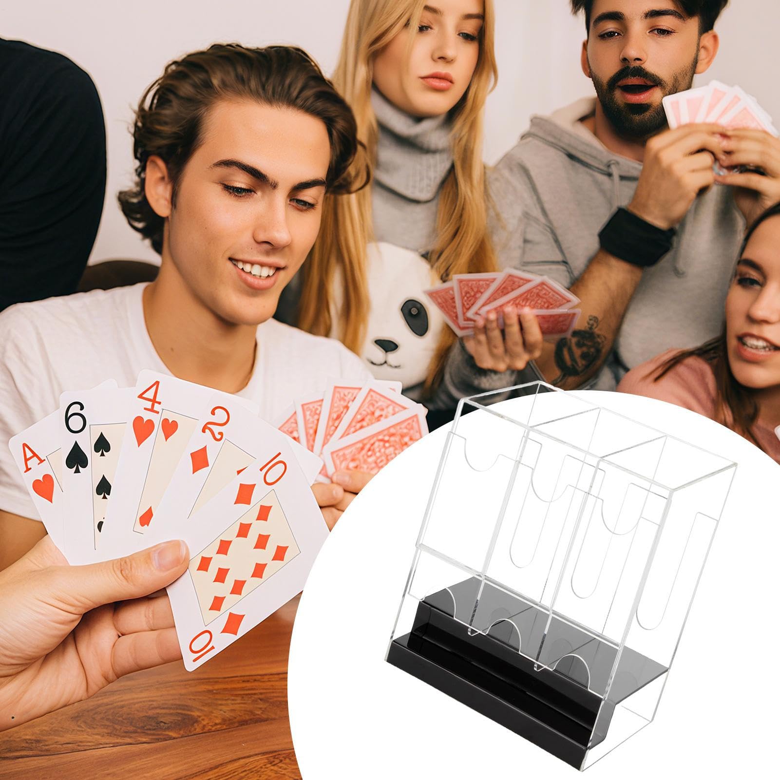 Booster Pack Dispenser Box 3-Fach Transparenter | Sammelkarten-Pack-Organizer Für Zuhause, Schlafzimmer, Büro und Spielzimmer, sowie als Organizer und Displaybox für