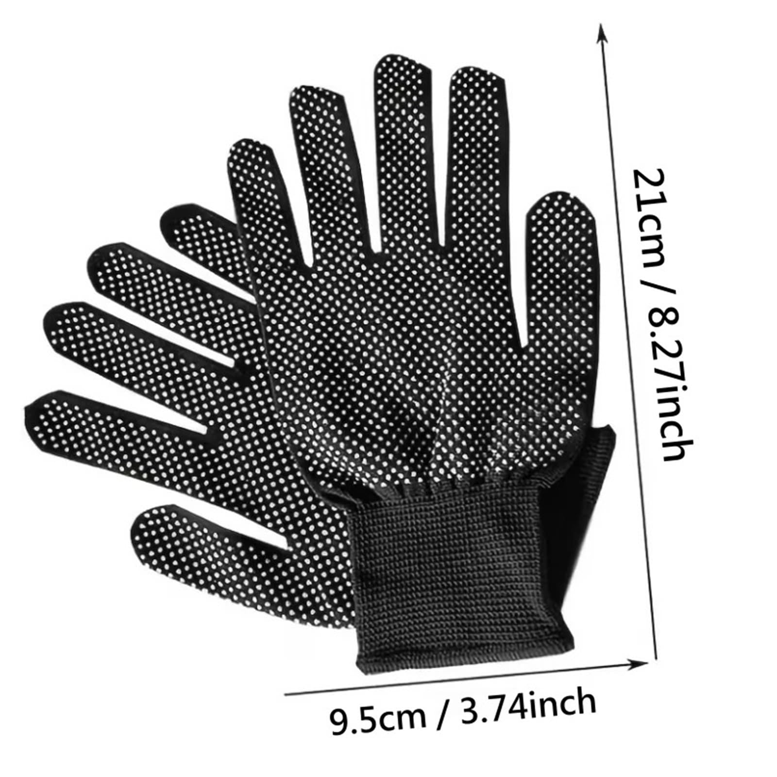 Guanti Da Lavoro Antiscivolo Guanti da lavoro di sicurezza in nylon lavorato a maglia con punti antiscivolo 4/12/24 pezzi for uomo giardinaggio pesca grigliate barbecue(Grey 12Pairs)