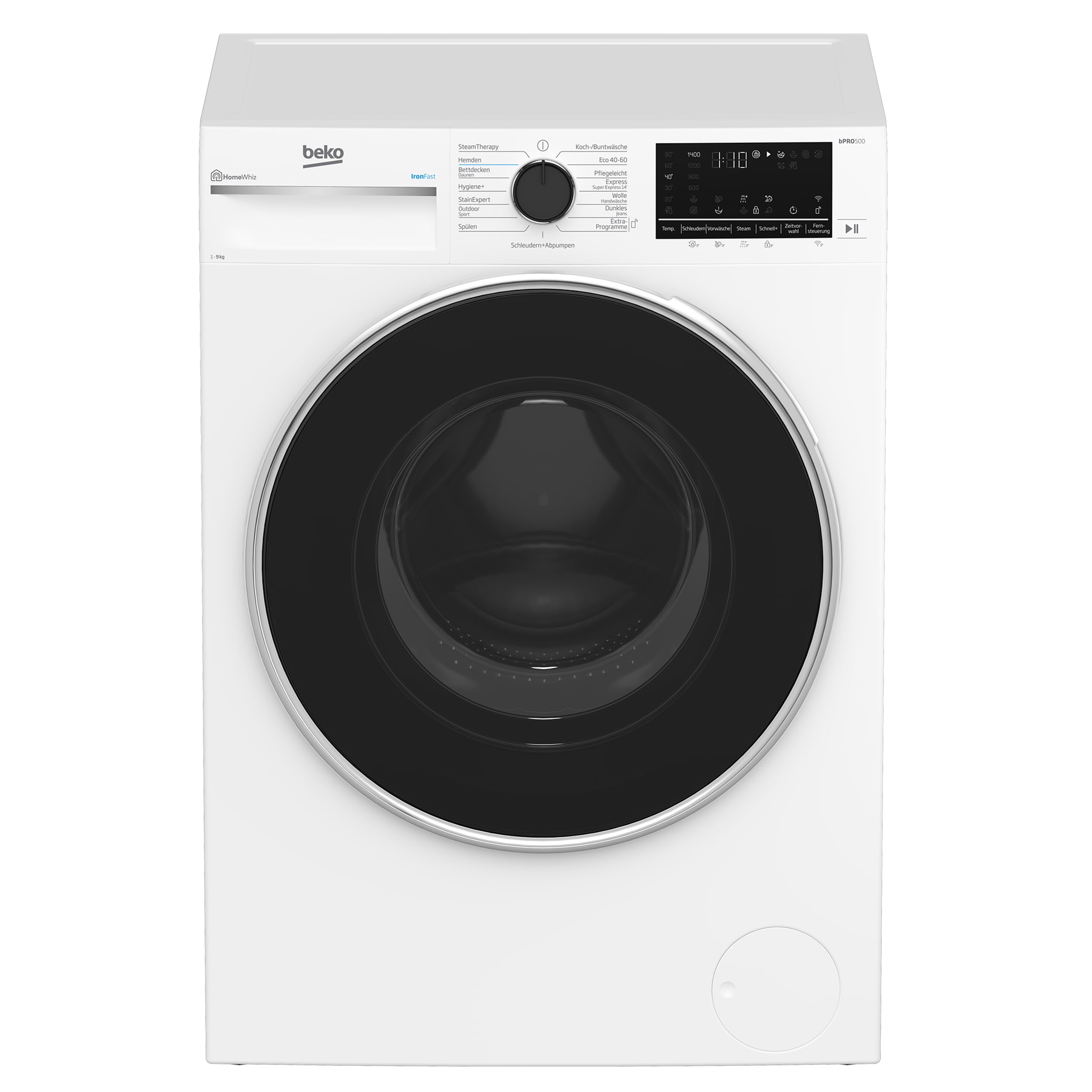Beko B5WF69410W Waschvollautomat – 9 kg, 1400 U/min, Dampffunktion, Bluetooth