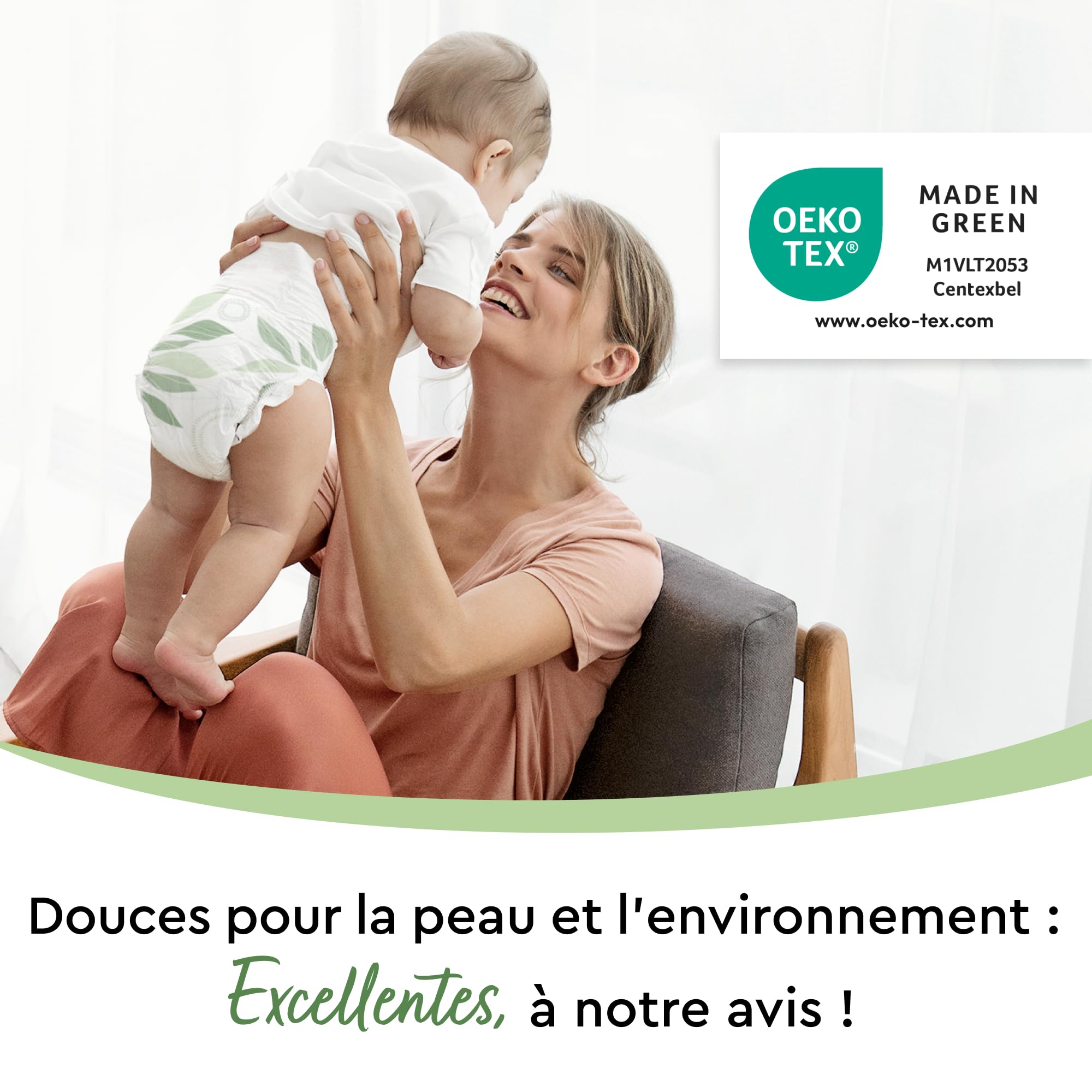 LILLYDOO green - Couches Bébé Respectueuses de l'Environnement, Taille 3 (6-10 kg), Box mensuelle (165 pièces)